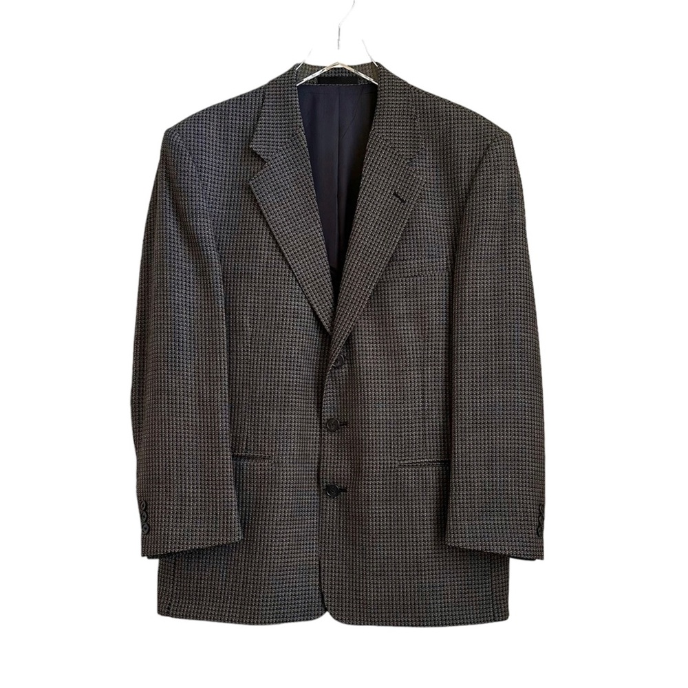 WILLIAM FIORAVANTI Men's 3 Button Wool Bespoke Blazer Sport Coat Size 39 Short